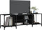 vidaXL - Tv-meubel - 153x37x50 - cm - bewerkt - hout - zwart