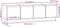 vidaXL - Tv-meubel - 156x37x45 - cm - massief - grenenhout - grijs