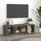 vidaXL - Tv-meubel - 156x37x45 - cm - massief - grenenhout - grijs