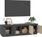 vidaXL - Tv-meubel - 156x37x45 - cm - massief - grenenhout - grijs