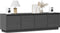 vidaXL - Tv-meubel - 156x37x45 - cm - massief - grenenhout - grijs