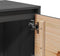 vidaXL - Tv-meubel - 156x37x45 - cm - massief - grenenhout - grijs