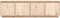 vidaXL - Tv-meubel - 156x37x45 - cm - massief - grenenhout