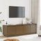 vidaXL - Tv-meubel - 156x37x45 - cm - massief - grenenhout - honingbruin