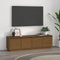 vidaXL - Tv-meubel - 156x37x45 - cm - massief - grenenhout - honingbruin