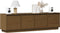 vidaXL - Tv-meubel - 156x37x45 - cm - massief - grenenhout - honingbruin