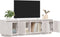 vidaXL - Tv-meubel - 156x37x45 - cm - massief - grenenhout - wit