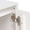 vidaXL - Tv-meubel - 156x37x45 - cm - massief - grenenhout - wit