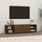 vidaXL - Tv-meubel - 156x40x40 - cm - massief - grenenhout - honingbruin