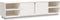vidaXL - Tv-meubel - 156x40x40 - cm - massief - grenenhout - wit