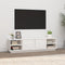 vidaXL - Tv-meubel - 156x40x40 - cm - massief - grenenhout - wit