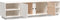 vidaXL - Tv-meubel - 156x40x40 - cm - massief - grenenhout - wit