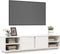 vidaXL - Tv-meubel - 156x40x40 - cm - massief - grenenhout - wit
