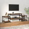 vidaXL - Tv-meubel - 157x35x52 - cm - bewerkt - hout - bruin - eikenkleur