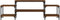 vidaXL - Tv-meubel - 157x35x52 - cm - bewerkt - hout - bruin - eikenkleur