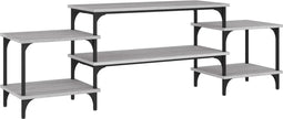 vidaXL - Tv-meubel - 157x35x52 - cm - bewerkt - hout - grijs - sonoma - eikenkleurig