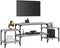 vidaXL - Tv-meubel - 157x35x52 - cm - bewerkt - hout - grijs - sonoma - eikenkleurig