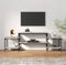 vidaXL - Tv-meubel - 157x35x52 - cm - bewerkt - hout - grijs - sonoma - eikenkleurig