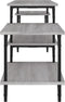 vidaXL - Tv-meubel - 157x35x52 - cm - bewerkt - hout - grijs - sonoma - eikenkleurig