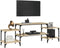 vidaXL - Tv-meubel - 157x35x52 - cm - bewerkt - hout - sonoma - eikenkleurig