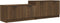 vidaXL - Tv-meubel - 158,5x36x45 - cm - bewerkt - hout - bruin - eikenkleur
