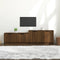 vidaXL - Tv-meubel - 158,5x36x45 - cm - bewerkt - hout - bruin - eikenkleur