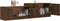 vidaXL - Tv-meubel - 158,5x36x45 - cm - bewerkt - hout - bruin - eikenkleur