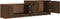 vidaXL - Tv-meubel - 158,5x36x45 - cm - bewerkt - hout - bruin - eikenkleur
