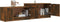 vidaXL - Tv-meubel - 158,5x36x45 - cm - bewerkt - hout - gerookt - eikenkleurig
