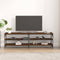 vidaXL - Tv-meubel - 160x30x50 - cm - bewerkt - hout - bruin - eikenkleur