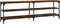 vidaXL - Tv-meubel - 160x30x50 - cm - bewerkt - hout - gerookt - eikenkleurig