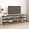 vidaXL - Tv-meubel - 160x30x50 - cm - bewerkt - hout - gerookt - eikenkleurig