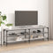 vidaXL - Tv-meubel - 160x30x50 - cm - bewerkt - hout - grijs - sonoma - eikenkleurig
