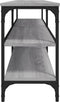 vidaXL - Tv-meubel - 160x30x50 - cm - bewerkt - hout - grijs - sonoma - eikenkleurig