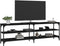 vidaXL - Tv-meubel - 160x30x50 - cm - bewerkt - hout - zwart