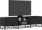 vidaXL - Tv-meubel - 160x35x41 - cm - bewerkt - hout - en - metaal - zwart