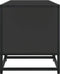 vidaXL - Tv-meubel - 160x35x41 - cm - bewerkt - hout - en - metaal - zwart