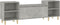 vidaXL - Tv-meubel - 160x35x55 - cm - bewerkt - hout - betongrijs