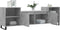 vidaXL - Tv-meubel - 160x35x55 - cm - bewerkt - hout - betongrijs