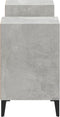 vidaXL - Tv-meubel - 160x35x55 - cm - bewerkt - hout - betongrijs