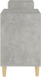 vidaXL - Tv-meubel - 160x35x55 - cm - bewerkt - hout - betongrijs