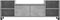 vidaXL - Tv-meubel - 160x35x55 - cm - bewerkt - hout - betongrijs