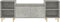 vidaXL - Tv-meubel - 160x35x55 - cm - bewerkt - hout - betongrijs
