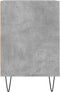vidaXL - Tv-meubel - 160x35x55 - cm - bewerkt - hout - betongrijs