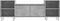 vidaXL - Tv-meubel - 160x35x55 - cm - bewerkt - hout - betongrijs