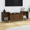 vidaXL - Tv-meubel - 160x35x55 - cm - bewerkt - hout - bruin - eikenkleur
