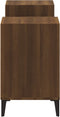 vidaXL - Tv-meubel - 160x35x55 - cm - bewerkt - hout - bruin - eikenkleur