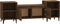 vidaXL - Tv-meubel - 160x35x55 - cm - bewerkt - hout - bruin - eikenkleur