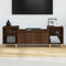 vidaXL - Tv-meubel - 160x35x55 - cm - bewerkt - hout - bruin - eikenkleur
