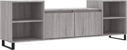 vidaXL - Tv-meubel - 160x35x55 - cm - bewerkt - hout - grijs - sonoma - eikenkleurig